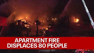 Phoenix apartment fire displaces 80 people from their homes