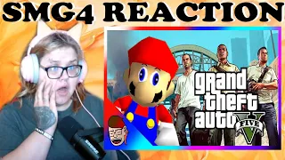 Grand Theft Mario - If Mario was in...GTA V | SMG4 | REACTION