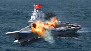 China Shock! (April 4, 2024) US Aircraft Carrier hit China Carrier in the in West Philippine Sea