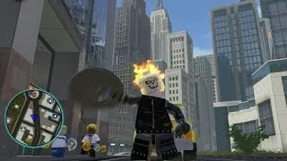 LEGO Marvel Super Heroes - Unlocking Ghost Rider + Free Roam Gameplay