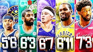 BEST NBA PLAYER FROM EACH HEIGHT IN 2019