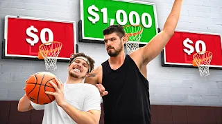 $1,000 if you can score on a Pro Basketball Player