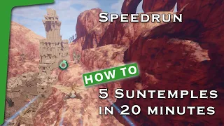 Enshrouded - Speed running 5 Sun Temples in 20 min