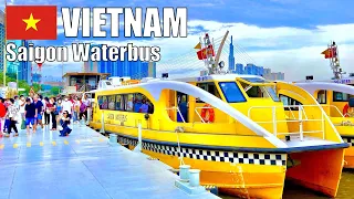 Saigon Waterbus, Vietnam 🇻🇳 - Virtual Boat Ride - Du Lịch Việt Nam [2K 60fps] (▶45 min)