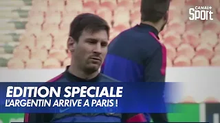 Lionel Messi arrive à Paris !