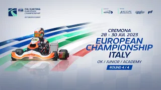 FIA Karting European Championship 2023 Junior & OK Round4 Cremona / Italy (Sunday)