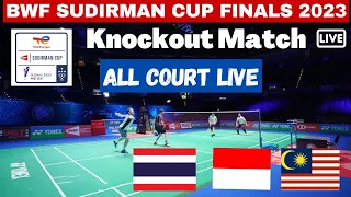 🔴LIVE : INDONESIA VS CHINA MATCH | Quarterfinal Match, Thailand vs Japan | Sudirman Cup Finals 2023