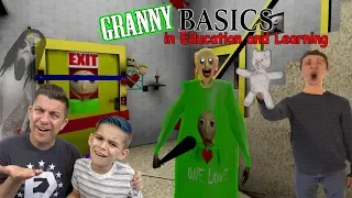 GRANNY IS BALDI'S GRANDMA?! Baldi's Basics Granny Mod Gameplay