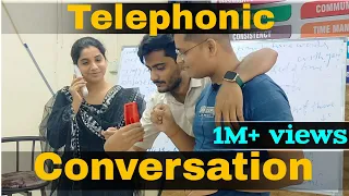 Tele communication conversation | Telephonic conversation | Telephonic Etiquette|Confidence Buliding