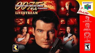 Tomorrow Never Dies N64 - 00 Agent Livestream [Version 05-22] [Girl Power Mode] [Martini Glass Hunt]