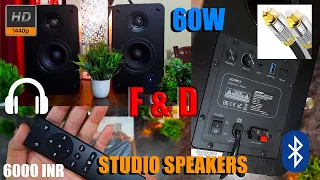 An Amazing Entry Level F&D Professional Studio Speaker under 6K | 2x4" Bass drivers+ 2x1" tweeter