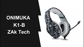 ONIKUMA K1B 3.5mm Wired Over-Ear Headset Camouflage Headphone with Microphone Gamer Headphones