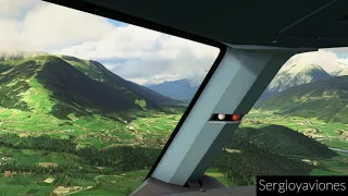 Innsbruck,Austria,A320 Landing,FS2020