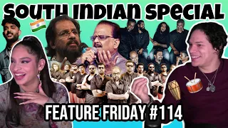 South Indian Music for the first time 🇮🇳 |Sid Sriram,Thaikkudam Bridge,Agam,Hariharan,K.J.Yesudas