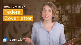 How to write a cover letter for a federal job