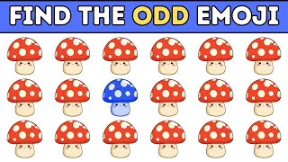 Finden Sie ODD One Out 🍄 | Emoji-Quiz | Leicht, Mittel, Schwer, Unmöglich 🍄