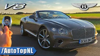 BENTLEY Continental GT V8 Convertible REVIEW on AUTOBAHN [NO SPEED LIMIT] by AutoTopNL