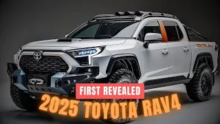 First Revealed 🔥 2025 Toyota RAV4  : Massive Pickup Truck!