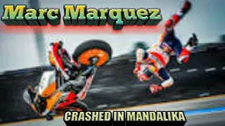Motogp-Marc marquez Crashed the Mandalika Circuit #shorts