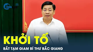 Khởi tố, bắt tạm giam bí thư Tỉnh ủy Bắc Giang Dương Văn Thái | CafeLand