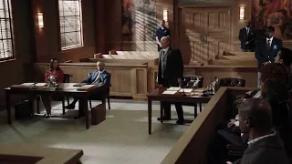 Raymond Reddington representing himself at the trial court part 16 scene