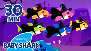 Baby Shark Doo Doo Doo in Witch Costumes! | +Compilation | Baby Shark Medley | Baby Shark Official