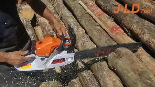 How to use JLD J5800 chainsaw