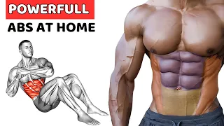 POWERFULL ABS AT HOME (No Equipment Needed! )