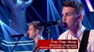 The Mac Bros song "Bohemian Rhapsody/ Johnny B. Goode/ Oh My God" - The Voice UK 2015