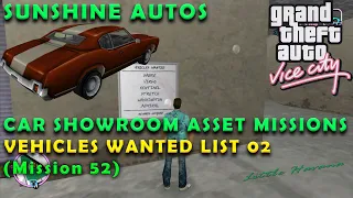 GTA Vice City - Vehicles Wanted List 2 - Sunshine Autos