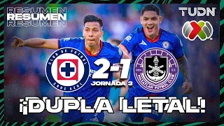 Resumen y goles | Cruz Azul 2-1 Mazatlán | Liga Mx - CL2024 J3 | TUDN