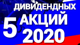 ТОП-5 Лучших дивидендных акций России на 2020 год. Какие акции с большими дивидендами купить?