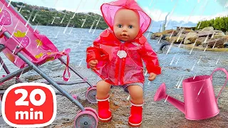 Mais BRINQUEDOS para a boneca bebê Baby Born ! História infantil