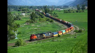 Canadian National trains - Kamloops - May 2018