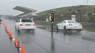 800HP RENNtech Mercedes E63S AMG vs 700HP Nissan Skyline R34 vs 1250HP Switzer Ultimate GT-R R35