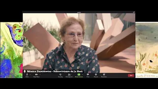 Aula virtual: Siete estudiantes dialogaron con Mónica Dawidowicz