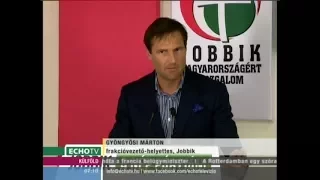 A Jobbik frakcióvezető-helyettese is beállt Vona mögé - Echo Tv