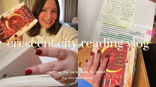 Crescent City Reading Vlog | No spoilers!