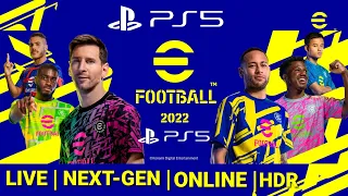 eFootball 2022 LIVE Online Gameplay / PS5 / Next-Gen Gameplay