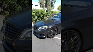 Matte Black S63 AMG with Ceramic Pro PPF & Vinyl