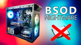 Troubleshooting a failing CPU | BSOD Nightmare!!! Intel i3-9100F