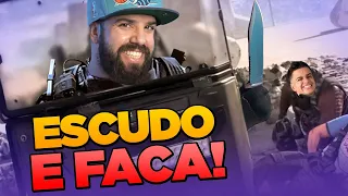 Nossa PRIMEIRA WIN de FACA e ESCUDÃO do Warzone 2.0 feat. @Parangafps