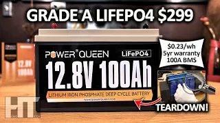 Power Queen 100Ah LiFePO4 RV | Off Grid Battery Review [Teardown]