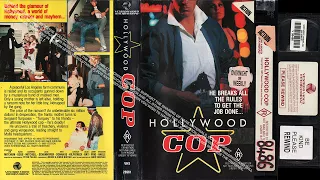 Hollywood Cop - (1987) Australian VHS, Vestron Video International / COMPLETE TRANSFER, HD Upscale