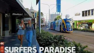 [4k] Explore Surfers Paradise Tuesday 4 June | Gold Coast | Queensland | Australia