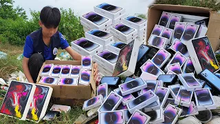 Amazing day...😜 It's many iPhone 13 & 14 Pro Max and iPad Pro box in the dump