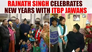 New year 2018 : Rajnath Singh visits ITBP camp in Uttrakhand, Watch Video | Oneindia News