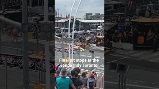 Final pit stops at the 2022 Honda Indy Toronto