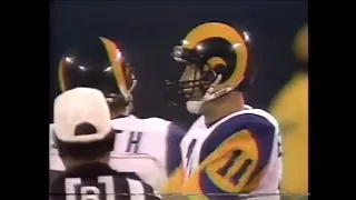 Giants vs Rams 1988 Crowd disrupts game