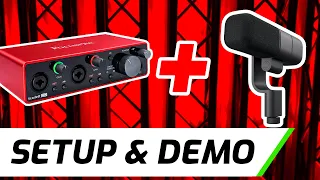 Scarlett 2i2 & Blue Sona | Setup & Demo